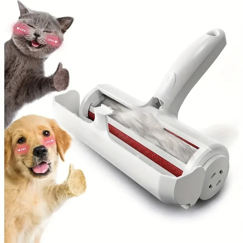 Reusable Self-Cleaning Pet Hair Remover for Furniture, Carpets & Pets